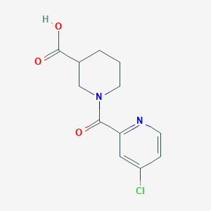 1-[(4-Chloro-2-pyridinyl)carbonyl]-3-piperidinecarboxylic acid