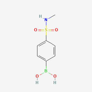molecular formula C7H10BNO4S B1452961 (4-(N-Methylsulfamoyl)phenyl)boronic acid CAS No. 226396-31-2