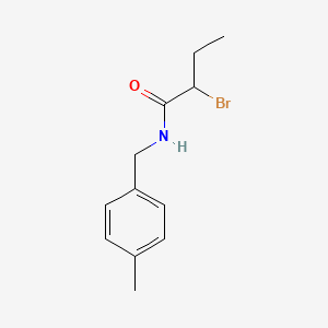 2-bromo-N-(4-methylbenzyl)butanamide
