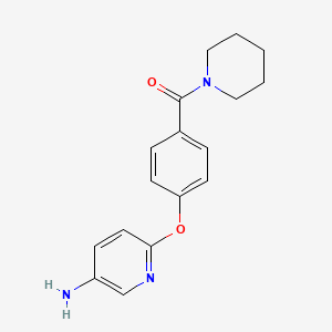 6-[4-(Piperidin-1-ylcarbonyl)phenoxy]pyridin-3-amine
