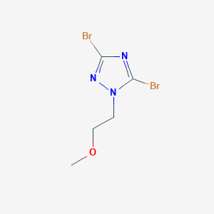 3,5-Dibromo-1-(2-methoxyethyl)-1H-1,2,4-triazole