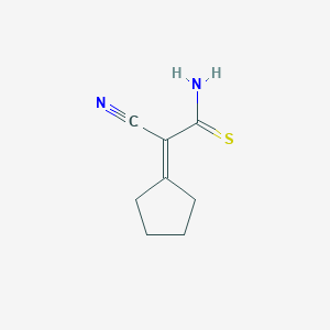 2-Cyano-2-cyclopentylideneethanethioamide