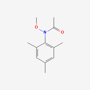 molecular formula C12H17NO2 B14529720 N-Methoxy-N-(2,4,6-trimethylphenyl)acetamide CAS No. 62510-26-3