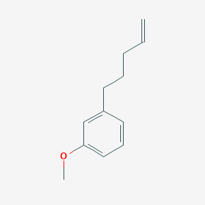 molecular formula C12H16O B1452983 5-(3-Methoxyphenyl)-1-pentene CAS No. 40463-20-5