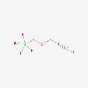 molecular formula C4H5BF3KO B1452991 Potassium propargyloxymethyltrifluoroborate CAS No. 898544-65-5