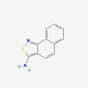 molecular formula C11H8N2S B14529928 Naphtho[1,2-C][1,2]thiazol-3-amine CAS No. 62574-37-2