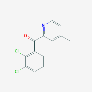 2-(2,3-Dichlorobenzoyl)-4-methylpyridine