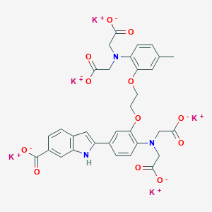 molecular formula C32H26K5N3O12 B014530 Indo 1 pentapotassium salt CAS No. 132319-56-3