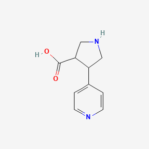 4-(Pyridin-4-yl)pyrrolidine-3-carboxylic acid