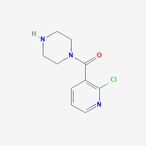molecular formula C10H12ClN3O B1453008 (2-氯吡啶-3-基)(哌嗪-1-基)甲酮 CAS No. 72908-12-4