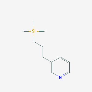 molecular formula C11H19NSi B145301 3-[3-(Trimethylsilyl)propyl]pyridine CAS No. 137017-73-3