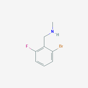 molecular formula C8H9BrFN B1453013 N-(2-Bromo-6-fluorobenzyl)-N-methylamine CAS No. 1287218-39-6