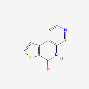 molecular formula C10H6N2OS B14530248 Thieno[2,3-c][1,7]naphthyridin-4(5H)-one CAS No. 62289-90-1