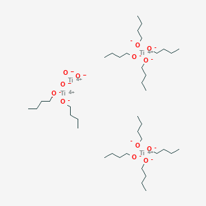 molecular formula C40H90O13Ti4 B1453028 Tetrabutyl Orthotitanate Tetramer CAS No. 70799-68-7