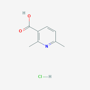 molecular formula C8H10ClNO2 B1453032 2,6-Dimethyl-nicotinic acid hydrochloride CAS No. 100960-91-6