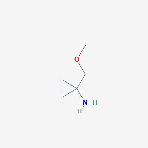 molecular formula C5H11NO B1453038 1-(Methoxymethyl)cyclopropan-1-amine CAS No. 1029716-05-9