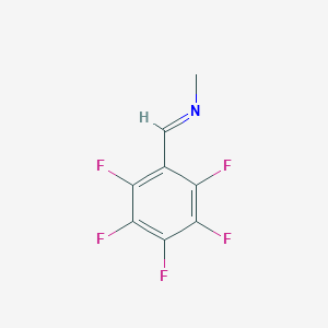 molecular formula C8H4F5N B14530410 Methanamine, N-[(pentafluorophenyl)methylene]- CAS No. 62454-76-6