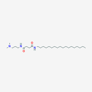 molecular formula C27H55N3O2 B14530411 N~1~-[3-(Dimethylamino)propyl]-N~4~-octadecylbutanediamide CAS No. 62417-33-8