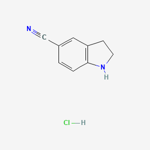 Indoline-5-carbonitrile hydrochloride