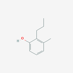 molecular formula C10H14O B14530471 3-Methyl-2-propylphenol CAS No. 62744-64-3