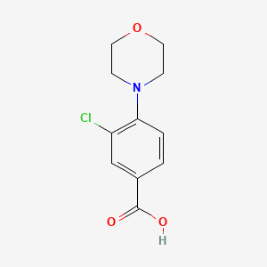 3-Chloro-4-morpholinobenzoic acid