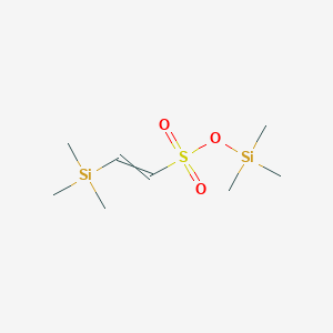 molecular formula C8H20O3SSi2 B14530530 Trimethylsilyl 2-(trimethylsilyl)ethene-1-sulfonate CAS No. 62381-63-9