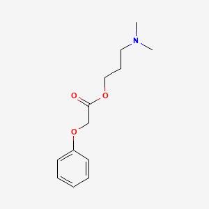 molecular formula C13H19NO3 B14530545 3-(Dimethylamino)propyl phenoxyacetate CAS No. 62834-50-8