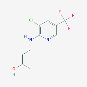 4-{[3-Chloro-5-(trifluoromethyl)-2-pyridinyl]-amino}-2-butanol