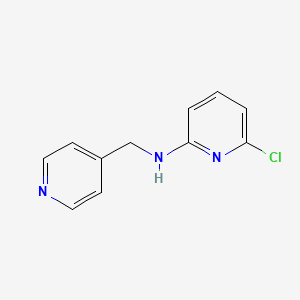 molecular formula C11H10ClN3 B1453058 6-chloro-N-(pyridin-4-ylmethyl)pyridin-2-amine CAS No. 1220018-69-8