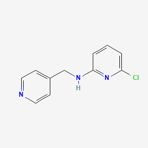 molecular formula C11H10ClN3 B1453058 6-Chloro-N-(4-pyridinylmethyl)-2-pyridinamine CAS No. 1220018-69-8