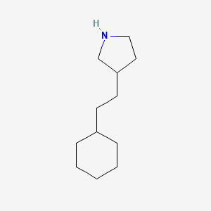 3-(2-Cyclohexylethyl)pyrrolidine