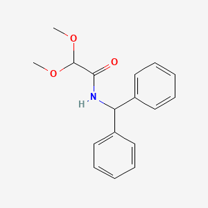 molecular formula C17H19NO3 B14530687 N-(Diphenylmethyl)-2,2-dimethoxyacetamide CAS No. 62373-71-1