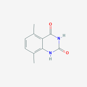 molecular formula C10H10N2O2 B14530688 5,8-Dimethylquinazoline-2,4(1H,3H)-dione CAS No. 62484-21-3