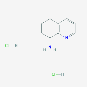 molecular formula C9H14Cl2N2 B1453070 5,6,7,8-Tetrahydroquinolin-8-amine dihydrochloride CAS No. 1187929-87-8