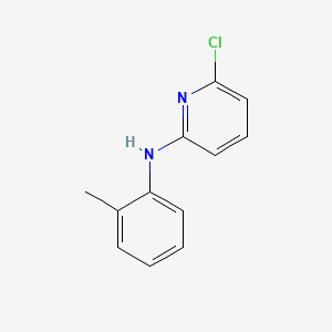 molecular formula C12H11ClN2 B1453079 6-氯-N-(2-甲基苯基)-2-吡啶胺 CAS No. 1220017-81-1