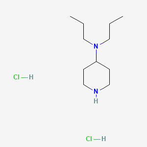 molecular formula C11H26Cl2N2 B1453080 N,N-Dipropyl-4-piperidinamine dihydrochloride CAS No. 1220037-98-8
