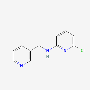 molecular formula C11H10ClN3 B1453086 6-chloro-N-(pyridin-3-ylmethyl)pyridin-2-amine CAS No. 1220038-38-9