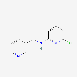 molecular formula C11H10ClN3 B1453086 6-Chloro-N-(3-pyridinylmethyl)-2-pyridinamine CAS No. 1220038-38-9
