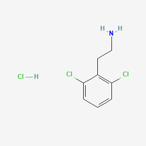 molecular formula C8H10Cl3N B1453087 2-(2,6-Dichlorophenyl)ethan-1-amine hydrochloride CAS No. 403841-99-6