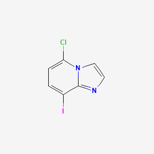 molecular formula C7H4ClIN2 B1453088 5-Chloro-8-iodoimidazo[1,2-a]pyridine CAS No. 1031289-77-6