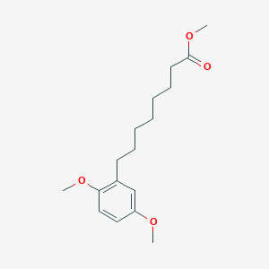 molecular formula C17H26O4 B14530894 Methyl 8-(2,5-dimethoxyphenyl)octanoate CAS No. 62397-65-3