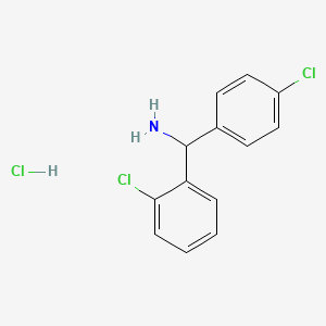 (2-Chlorophenyl)(4-chlorophenyl)methanamine hydrochloride