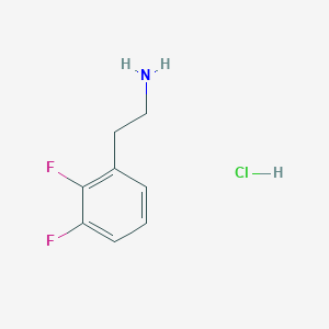 molecular formula C8H10ClF2N B1453095 2-(2,3-Difluorophenyl)ethan-1-amine hydrochloride CAS No. 215797-69-6