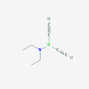 molecular formula C8H12BN B14530977 N,N-Diethyl-1,1-diethynylboranamine CAS No. 62705-36-6