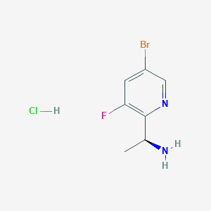 (S)-1-(5-Bromo-3-fluoropyridin-2-yl)ethan-1-amine hydrochloride