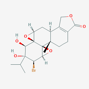 molecular formula C20H25BrO6 B145310 Tripbromolide CAS No. 137149-64-5