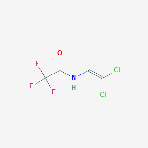 molecular formula C4H2Cl2F3NO B14531023 N-(2,2-Dichloroethenyl)-2,2,2-trifluoroacetamide CAS No. 62662-69-5