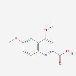 4-Ethoxy-6-methoxyquinoline-2-carboxylic acid