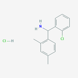 (2-Chlorophenyl)(2,4-dimethylphenyl)methanamine hydrochloride