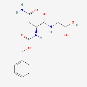 molecular formula C14H17N3O6 B1453107 Z-Asn-Gly-OH 